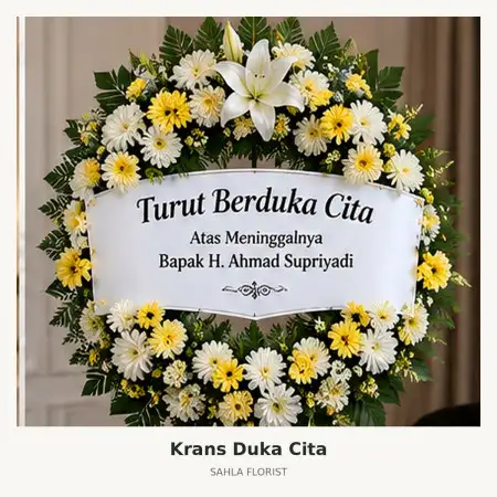 Krans Bunga Duka Cilodong